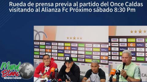 Rueda de prensa Palogrande Once caldas