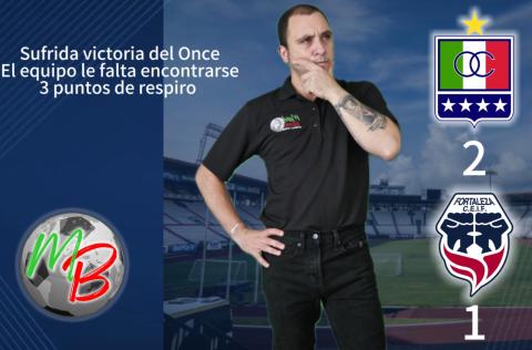 Victoria del Once en Palogrande 2x1 a Fortaleza
