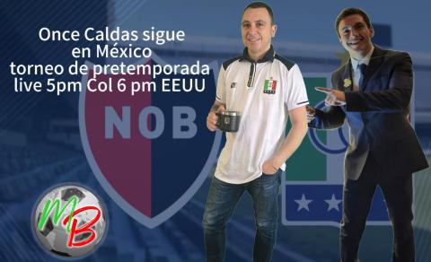 Trasmision Once Caldas con la narracion de Nico Cadena