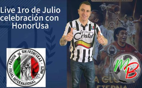Celebración 1ero de Julio con los hinchas