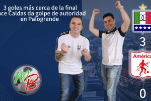 Alegria por el triunfo del Once Caldas