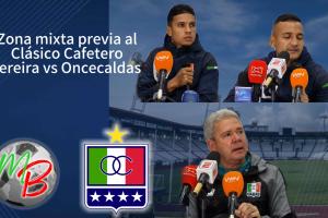 Zona mixta previa al clásico 
