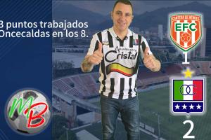 Once Caldas gana en Envigado 